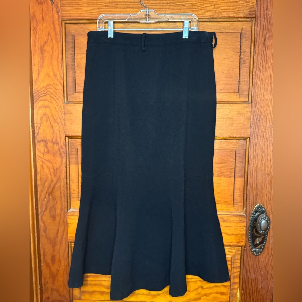 Free People Tulip Pencil Flare Skirt Black Size 8
